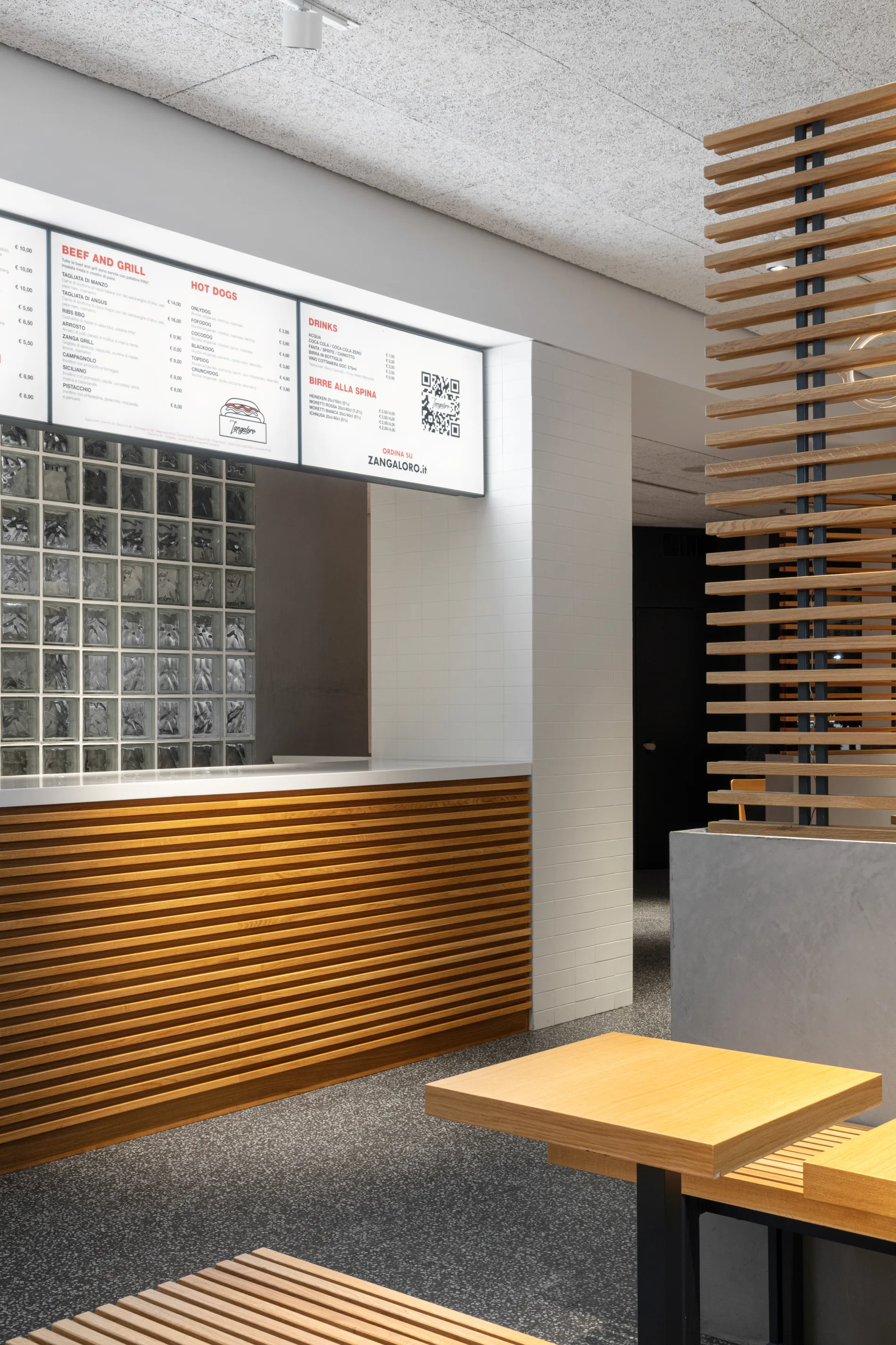 Zangaloro Bagheria, Food & Beverage a Bagheria (PA) — Studio Didea — Materiali