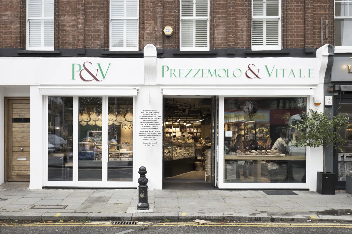 P&V London, Food & Beverage · Retail a London, U.K. — Studio Didea