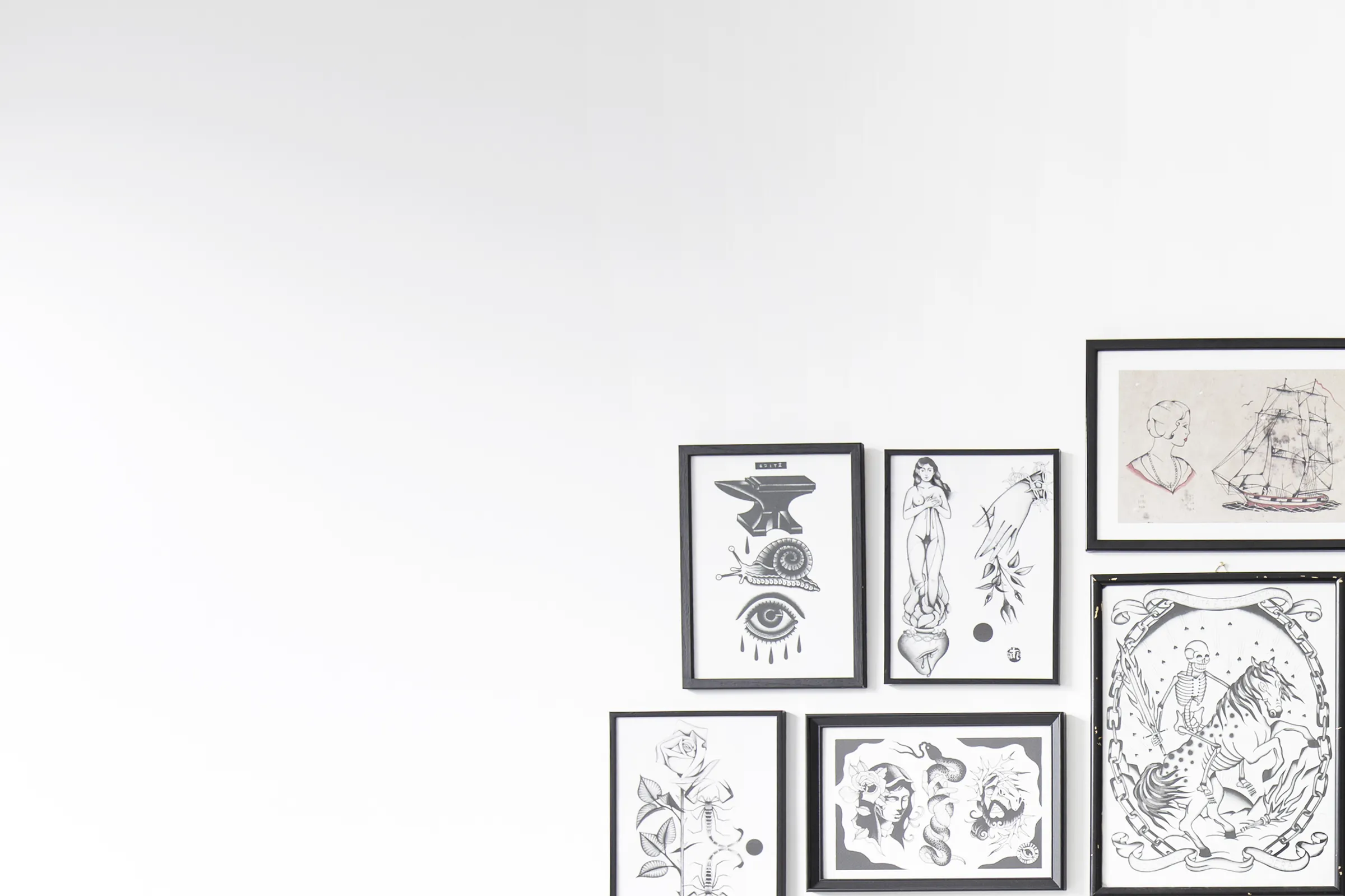 Nerho Tattoo, Office a Palermo — Studio Didea — Materiali