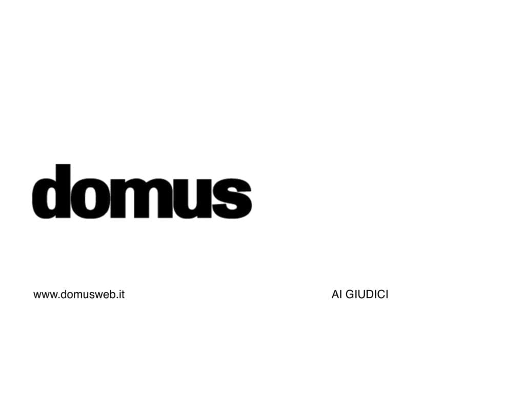 AI GIUDICI | DOMUS WEB