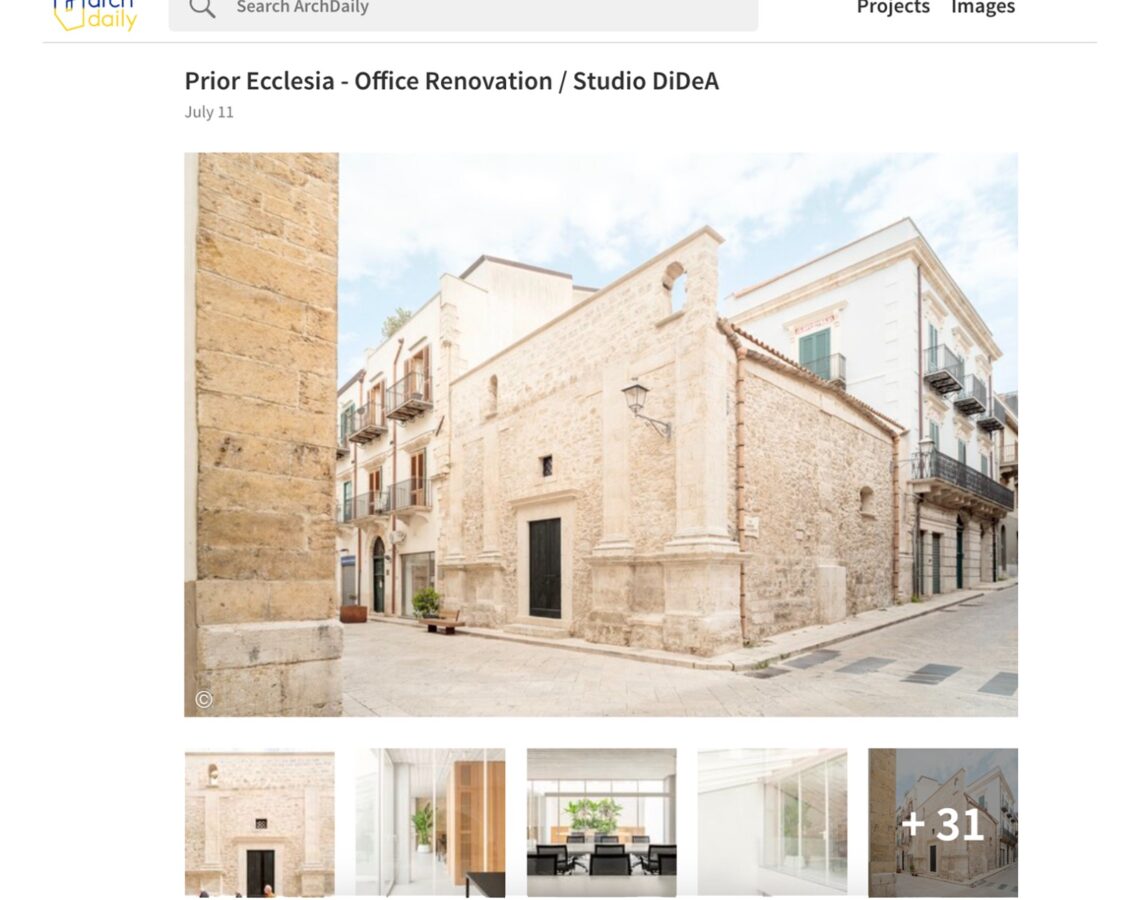 ARCHDAILY | PRIOR ECCLESIA - OFFICE RENOVATION 2023